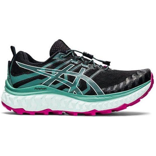 Women's Asics Trabuco Max, Black/Soothing Sea, 11 B Medium