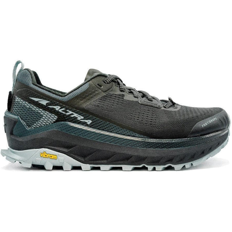 Women's Altra Olympus 4, Black/Light Blue, 6.5 B Medium