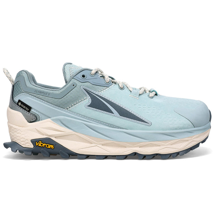 Women's Altra Olympus 5 Low GTX, Mineral Blue, 9 B Medium