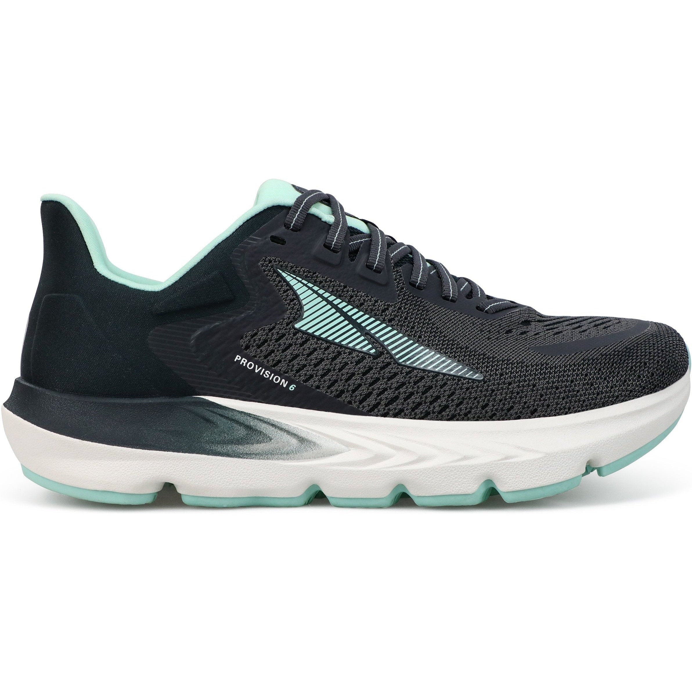 Women's Altra Provision 6, Black/mint, 10.5 B Medium