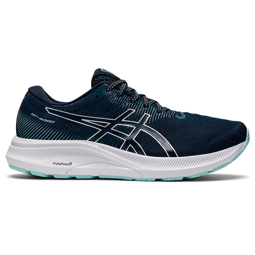 Women's Asics GT-4000 3, French Blue/Pure Silver, 8.5 B Medium