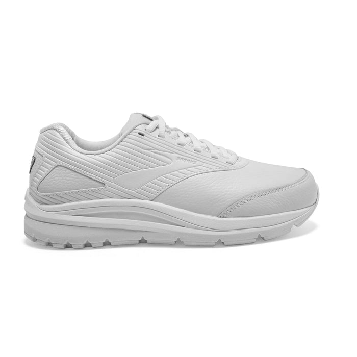 Women's Brooks Addiction Walker 2, White/White, 8 D Wide