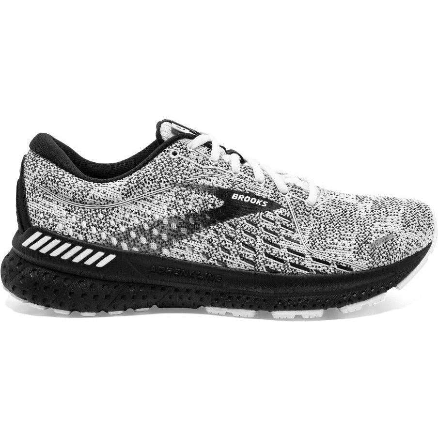 Women's Brooks Adrenaline GTS 21, White/Grey/Black, 11 B Medium