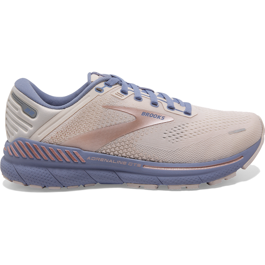 Women's Brooks Adrenaline GTS 22, Lilac/Tempest/Pink, 5 B Medium