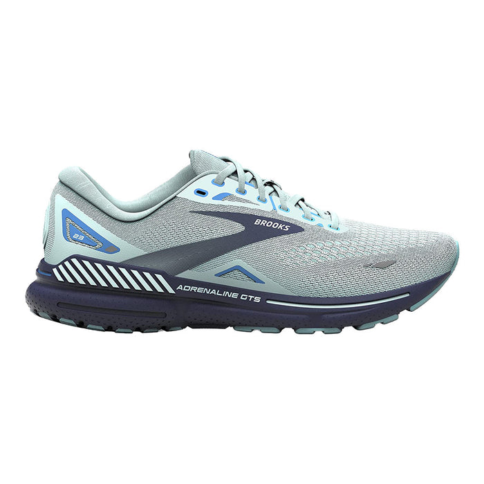 Women's Brooks Adrenaline GTS 23, Blue Glass/Nile Blue/Marina, 11.5 D Wide