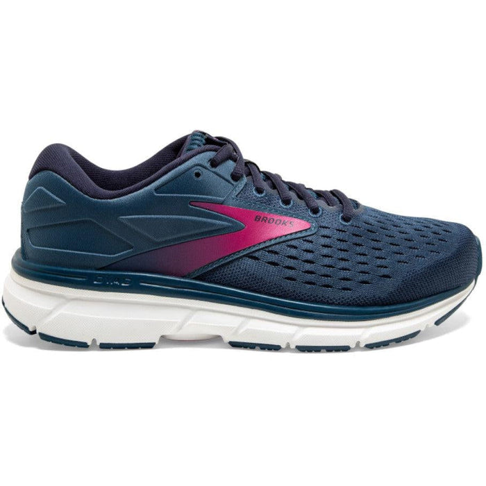 Women's Brooks Dyad 11, Blue/Navy/Beetroot, 8 D Wide