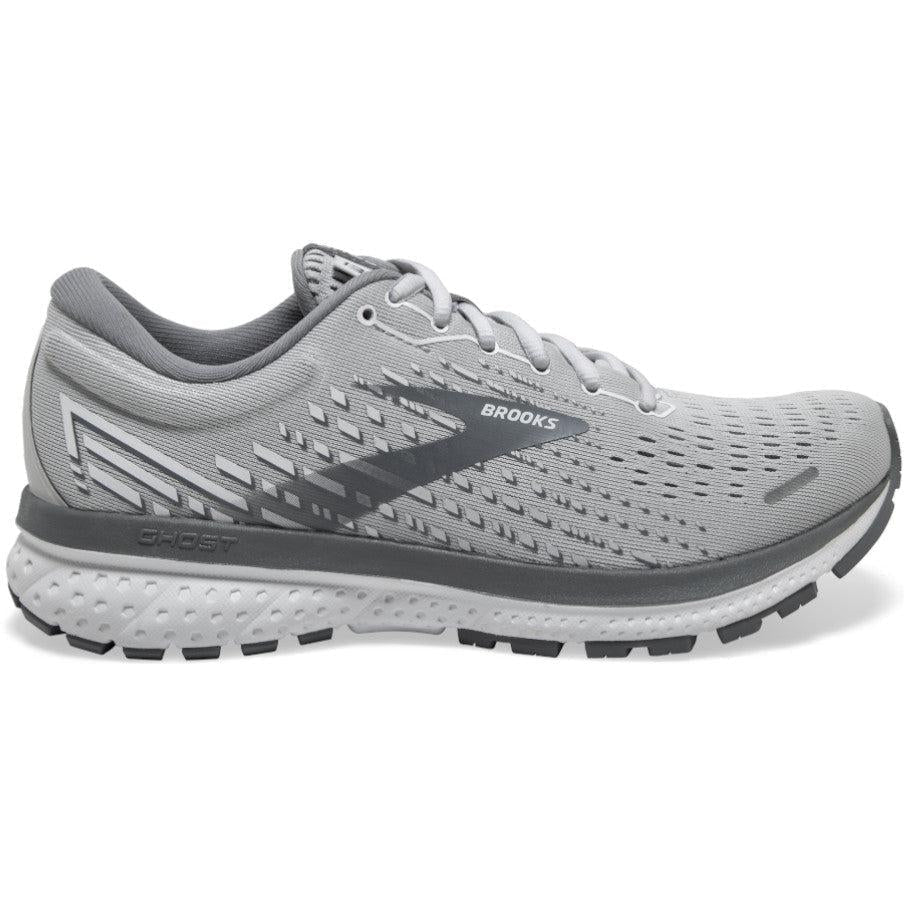 Women's Brooks Ghost 13, Alloy/Oyster/White, 12 B Medium