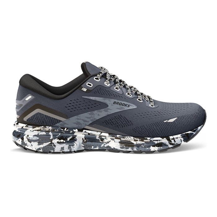 Women's Brooks Ghost 15, Ebony/Black/Oyster, 9.5 B Medium