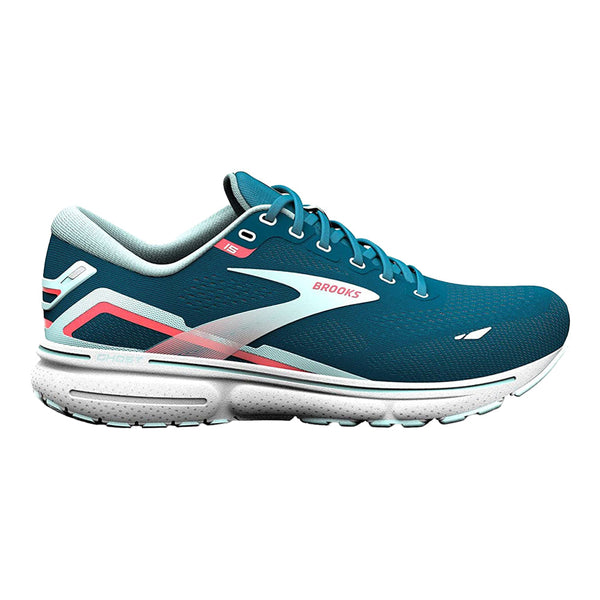 Women's Brooks Ghost 15 Light Blue/Black/Yellow