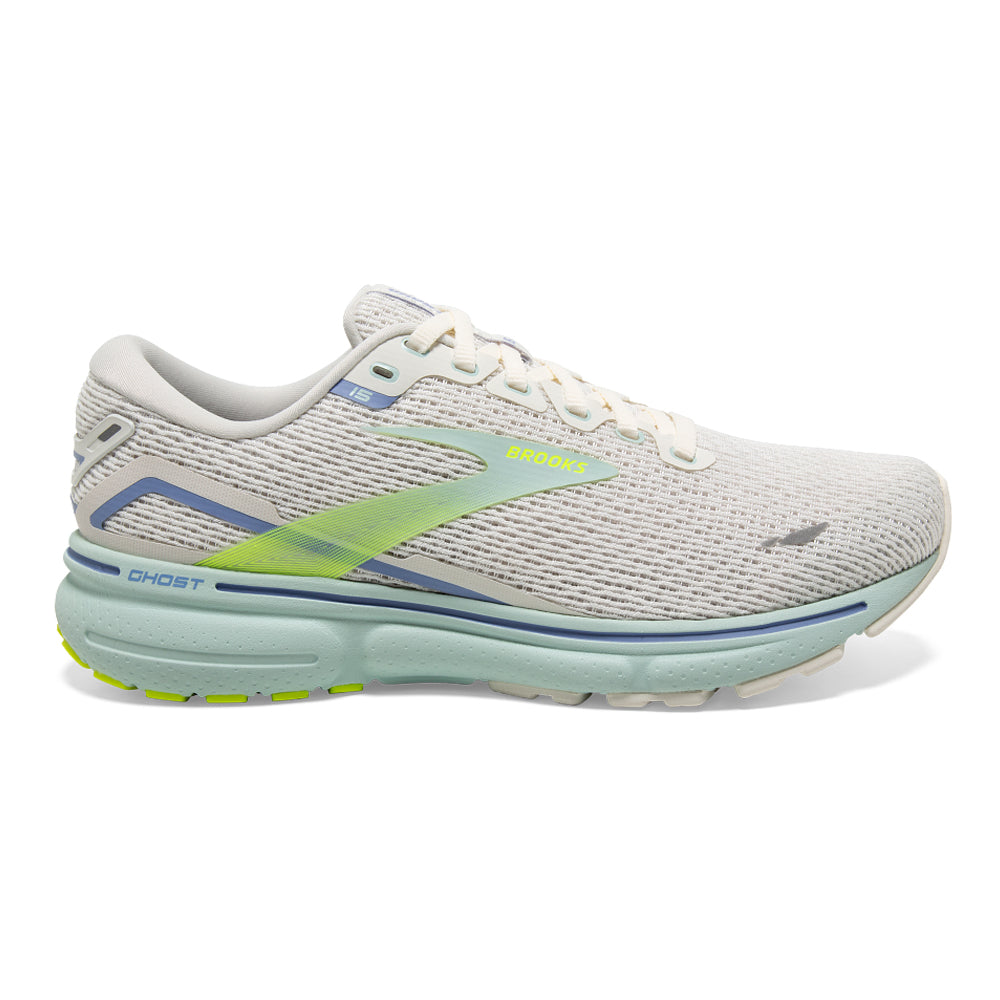 Women's Brooks Ghost 15, Coconut/Skylight/Nightlife, 9 B Medium