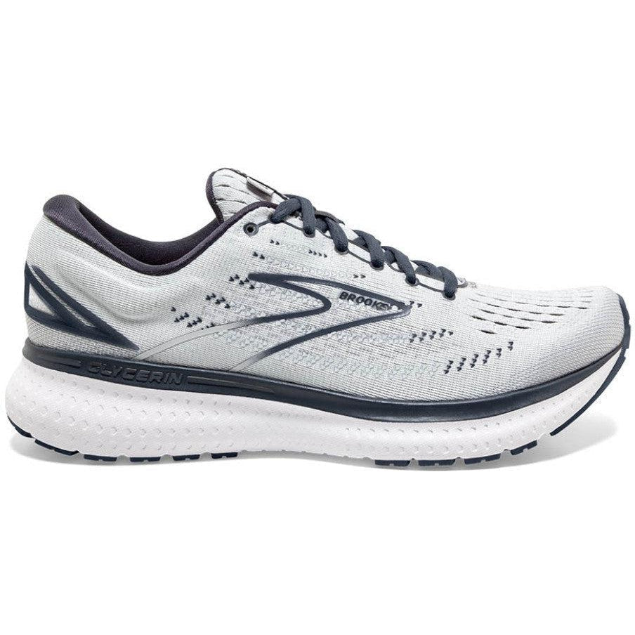 Women's Brooks Glycerin 19, Grey/Ombre/White, 11.5 D Wide
