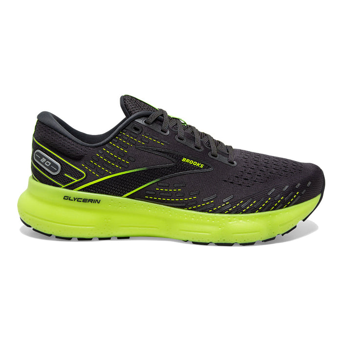 Women's Brooks Glycerin 20, Ebony/Nightlife, 10.5 B Medium