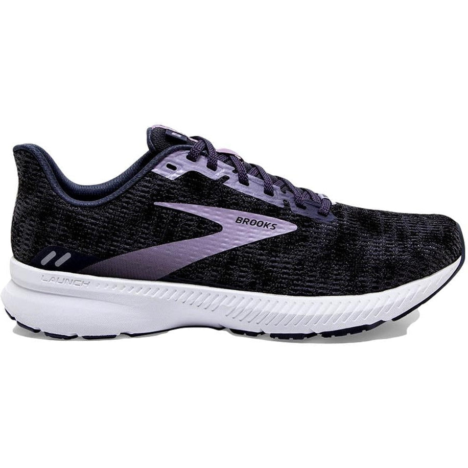 Women's Brooks Launch 8, Black/Ombre/Iris, 7 B Medium