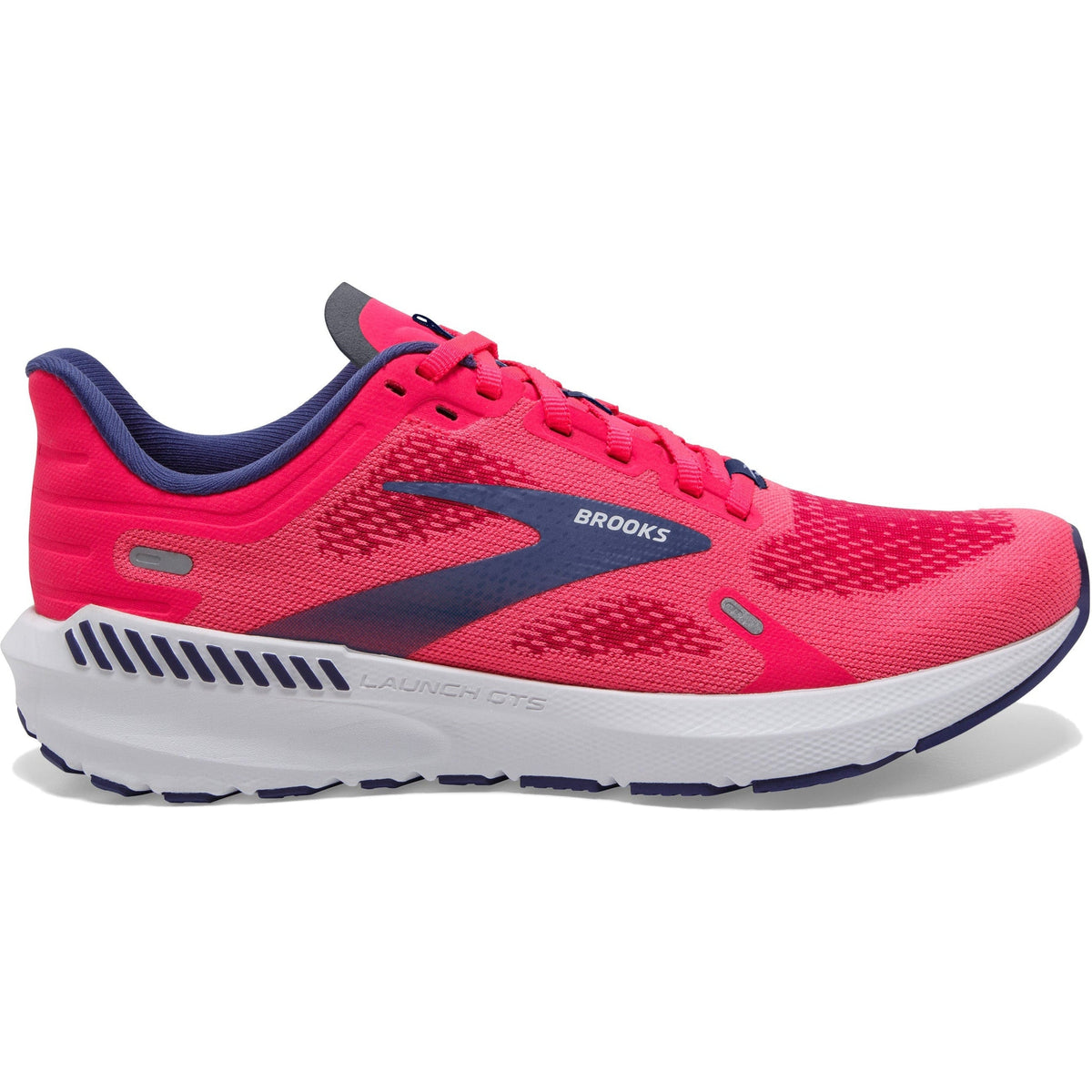 Women's Brooks Launch GTS 9, Pink/Fuchsia/Cobalt, 8 B Medium