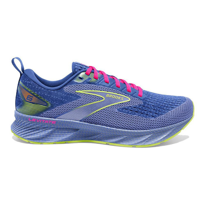 Women's Brooks Levitate 6, Purple/Pink, 5.5 B Medium