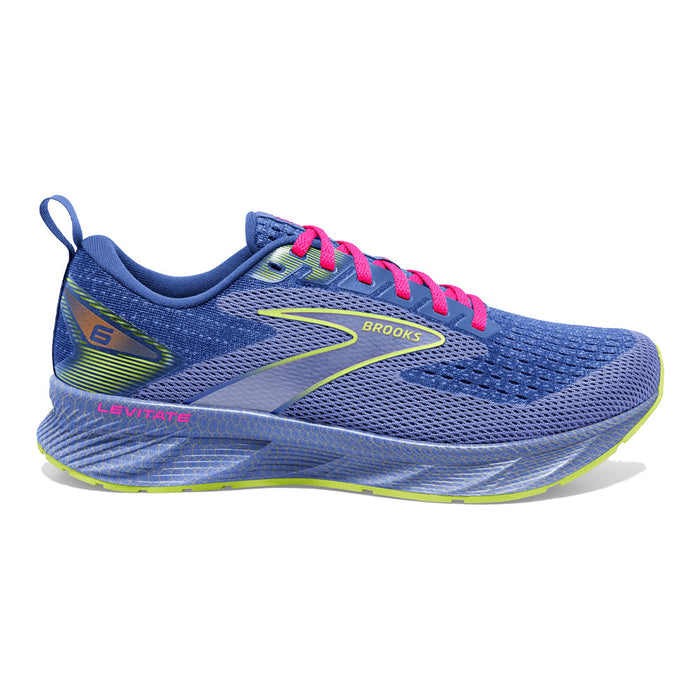 Women's Brooks Levitate 6, Purple/Pink, 10.5 B Medium