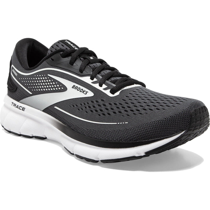 Women's Brooks Trace 2, Ebony/Black/White, 5.5 B Medium