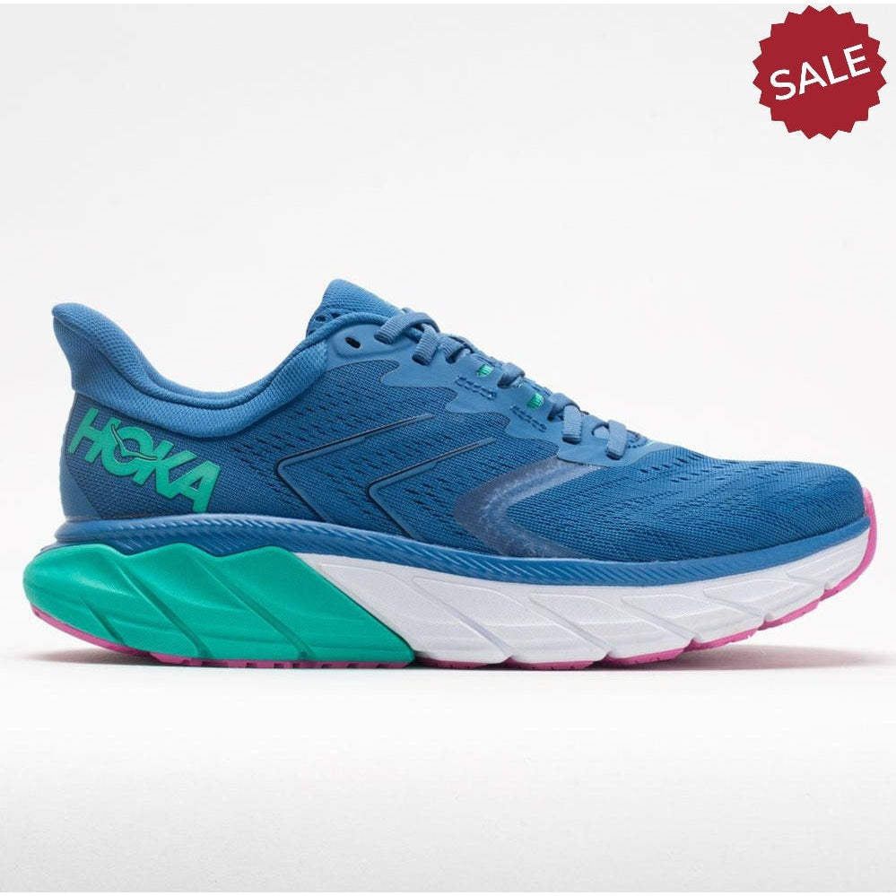Women's Hoka Arahi 5, Vallarta Blue/Atlantis, 7.5 B Medium