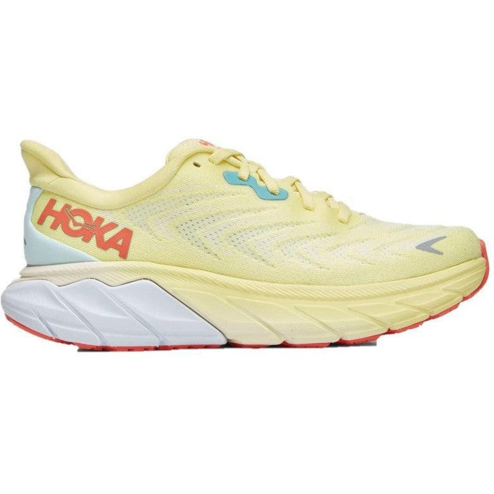 Women's Hoka One One Arahi 6, Yellow Pear/Sweet Corn, 9.5 B Medium