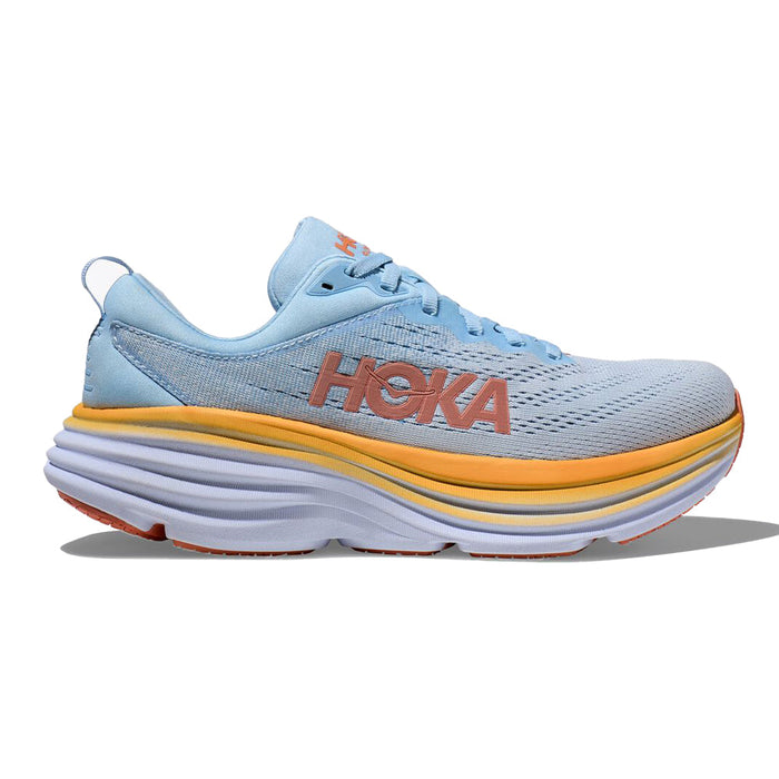 Women's Hoka One One Bondi 8, Summer Song/Country Air, 10 D Wide