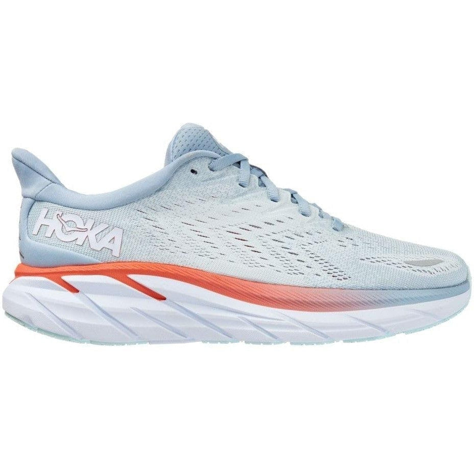 Women's Hoka Clifton 8, Blue Fog/Plein Air, 10 B Medium