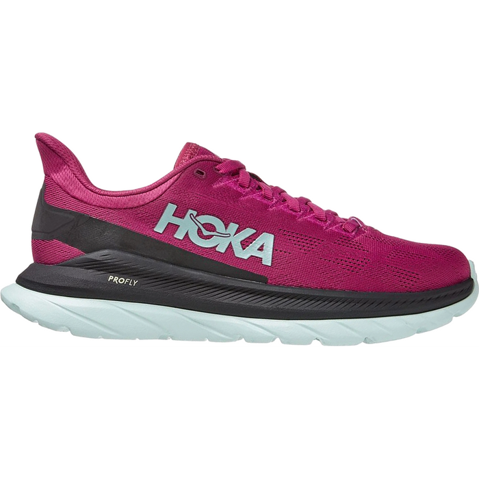 Women's Hoka One One Mach 4, Festival Fuchsia/Black, 9.5 B Medium