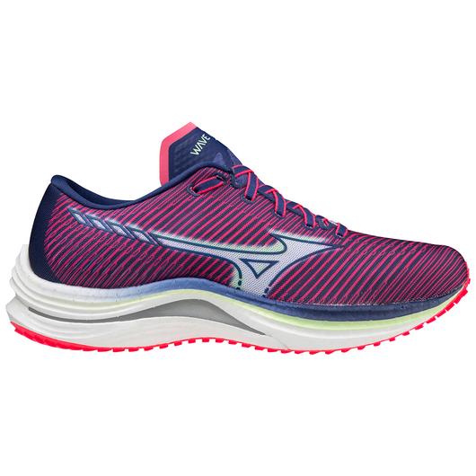 Women's Mizuno Wave Rebellion, Diva Pink/Indigo White, 7 B Medium