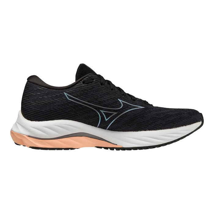 Women's Mizuno Wave Rider 26, Odyssey Grey/Quicksilver, 6.5 B Medium