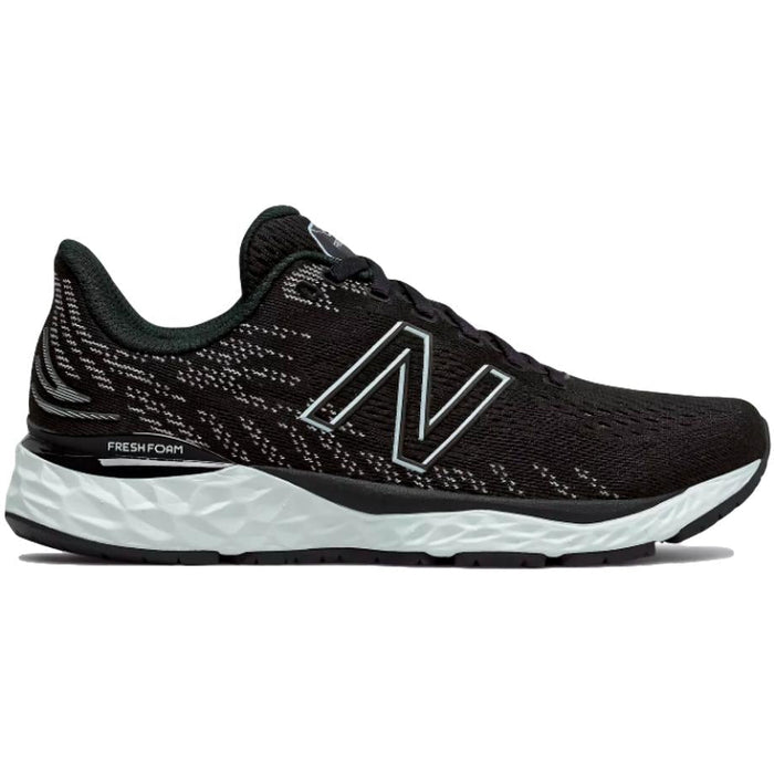 Women's New Balance Fresh Foam 880 v11, Black/Star Glo, 5 B Medium