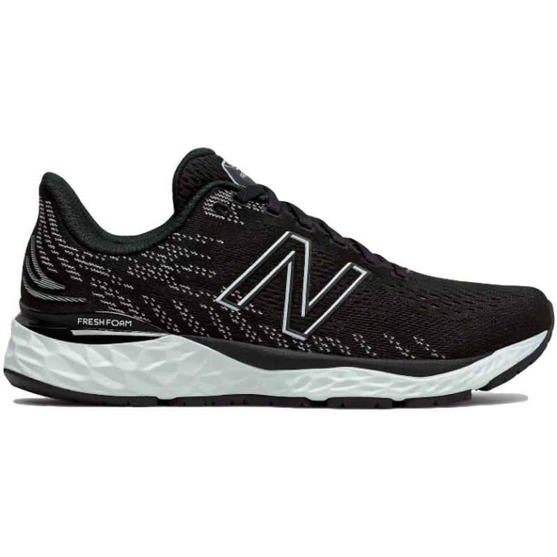 Women's New Balance Fresh Foam 880 v11, Black/Star Glo, 8 B Medium
