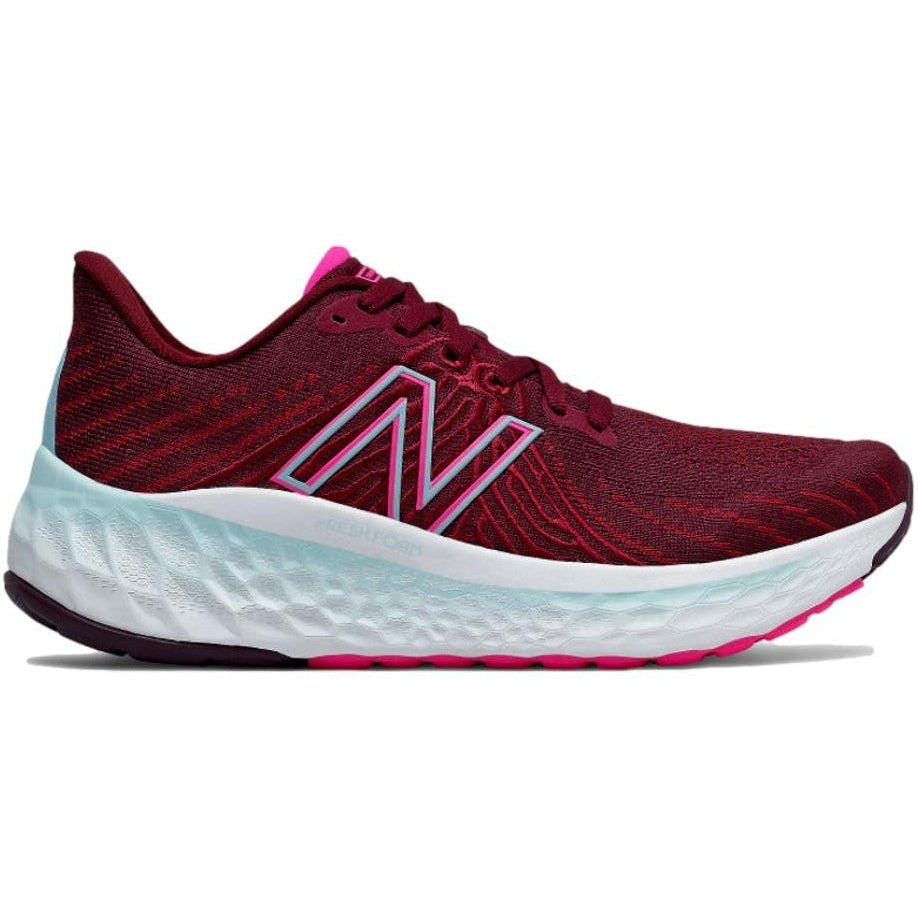 Women's New Balance Fresh Foam Vongo v5, Garnet/Pink Glo, 8.5 B Medium