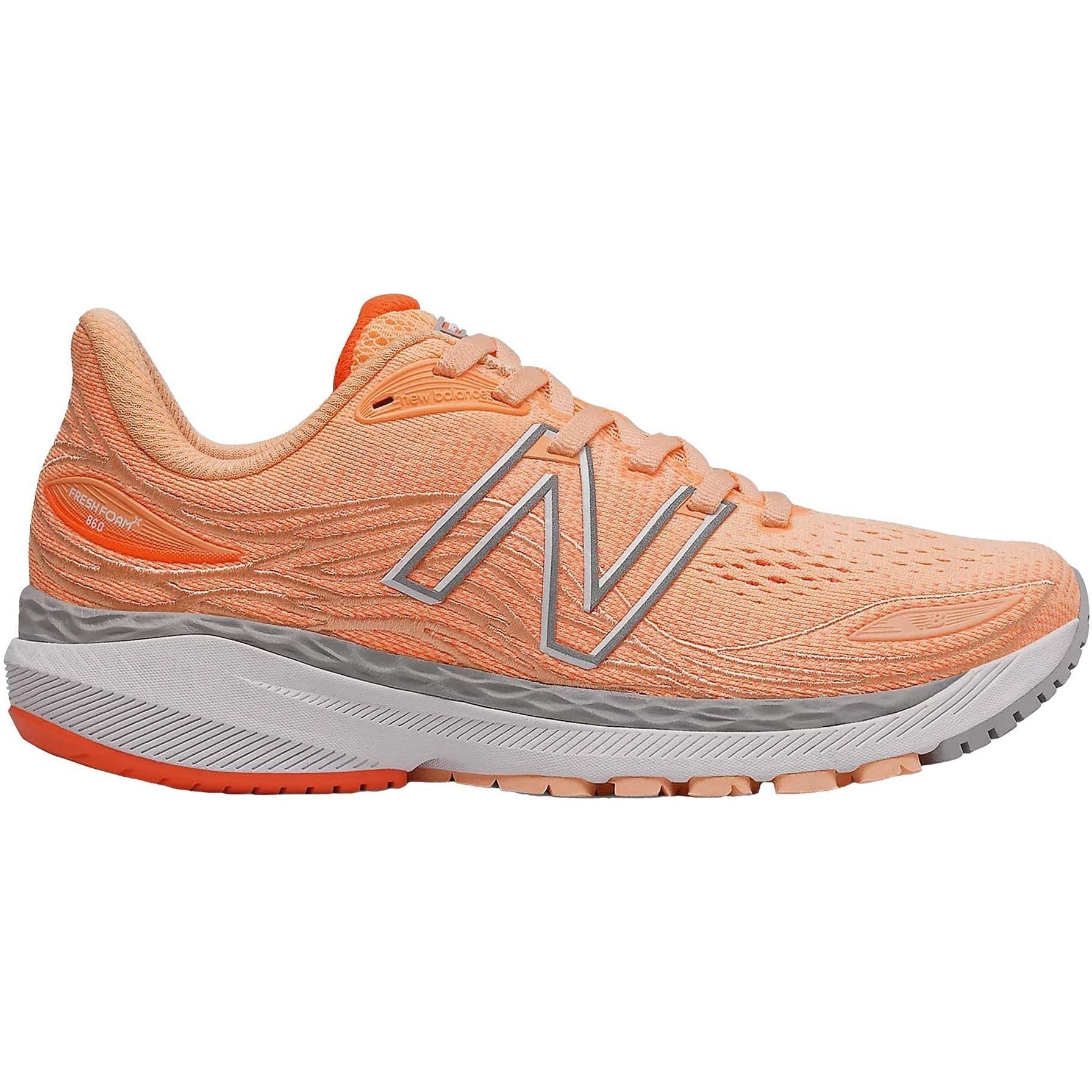 Women's New Balance Fresh Foam X 860v12, Light Mango, 7.5 D Wide
