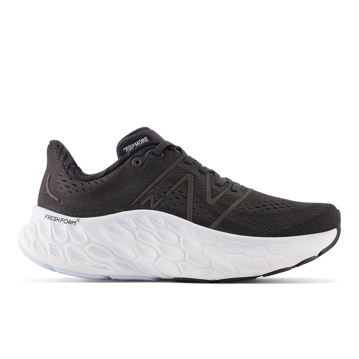 Women's New Balance Fresh Foam X More v4, Black, 10 B Medium