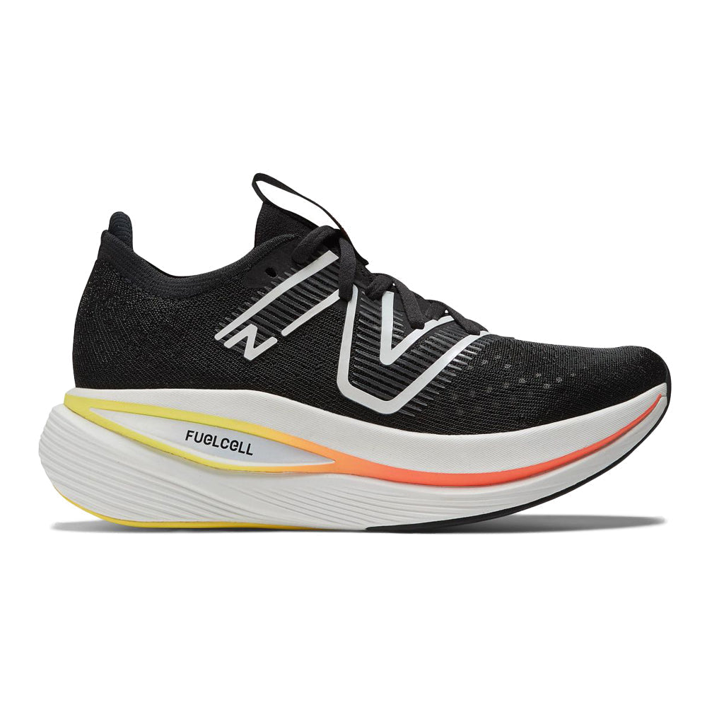 Women's New Balance FuelCell SuperComp Trainer, Black/Black Metallic, 8.5 B Medium
