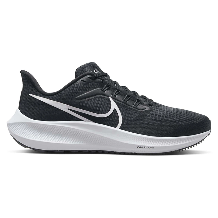 Women's Nike Air Zoom Pegasus 39, Black/White/Dark Smoke Grey, 10 B Medium