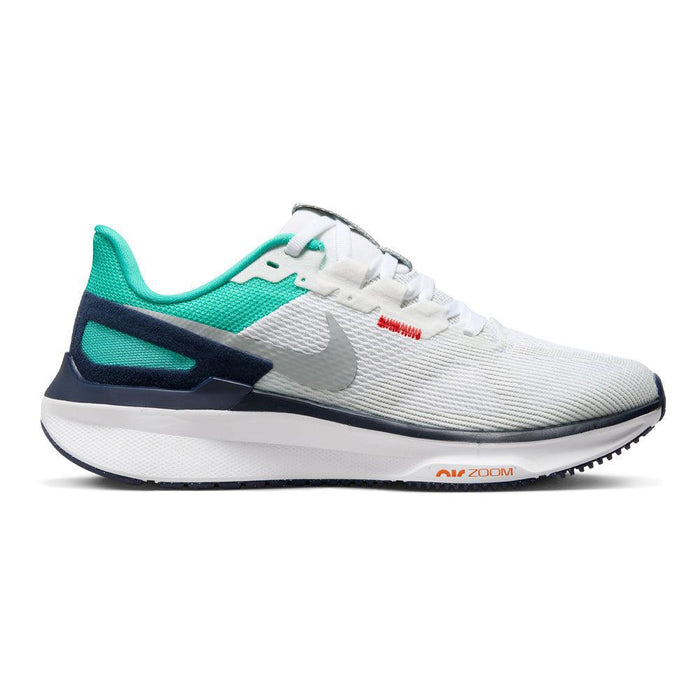 Women's Nike Structure 25, White/Lt Smoke Grey-Clear Jade-Jade Ice, 6 B Medium