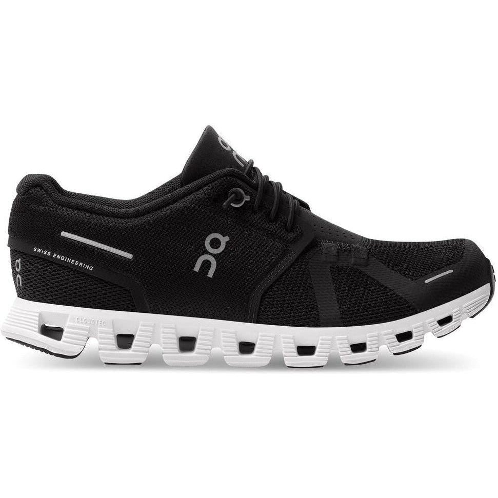 Women's On Cloud 5, Black/White, 10.5 B Medium