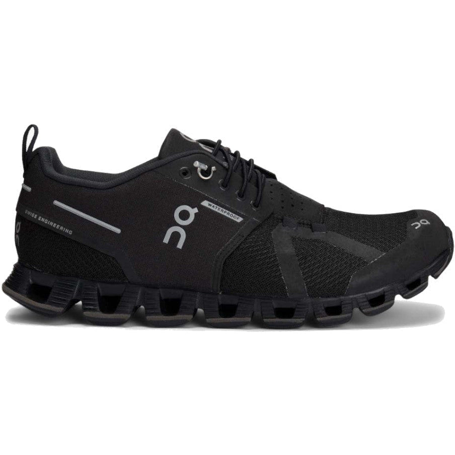 Women's On Cloud Waterproof, Black/Lunar, 8 B Medium