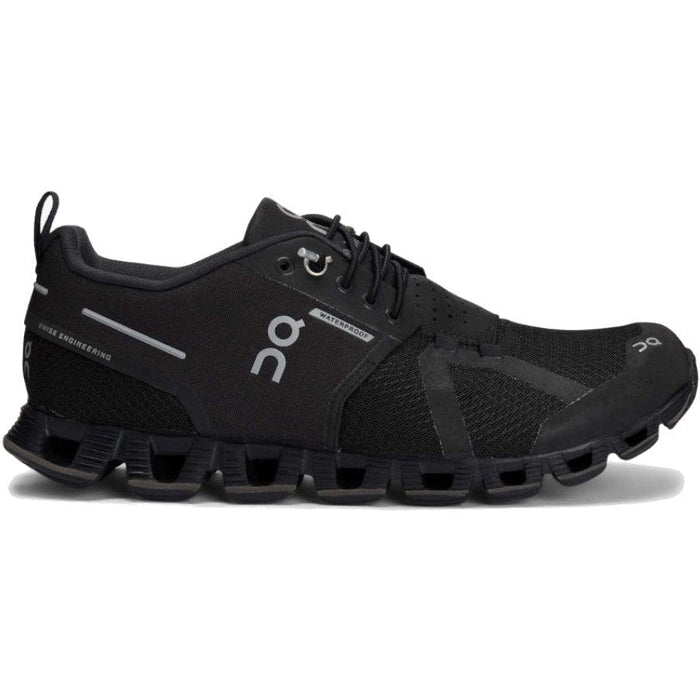 Women's On Cloud Waterproof, Black/Lunar, 10 B Medium