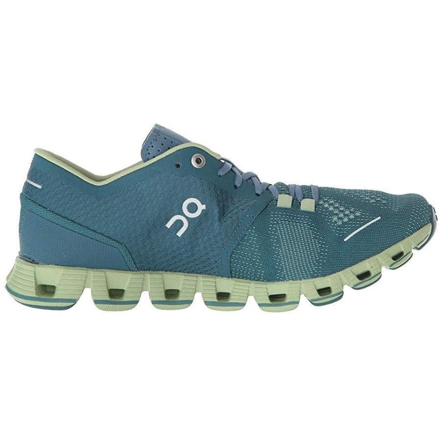 Women's On Cloud X, Storm/Willow, 9 B Medium