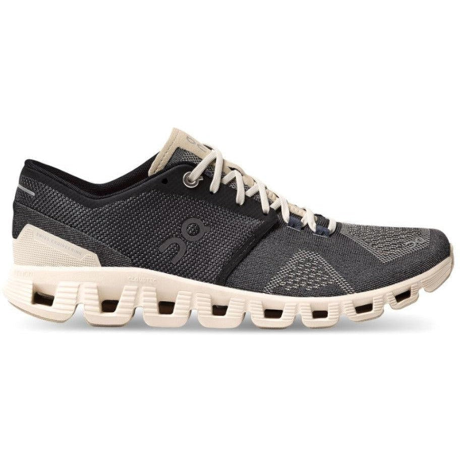 Women's On Cloud X, Black/Pearl, 7 B Medium