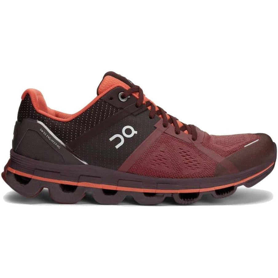 Women's On Cloudace, Ruby/Lava, 6.5 B Medium
