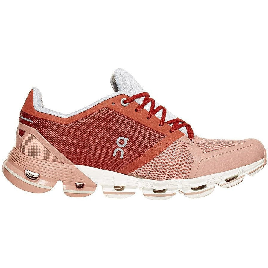 Women's On Cloudflyer, Ginger/White, 9.5 B Medium