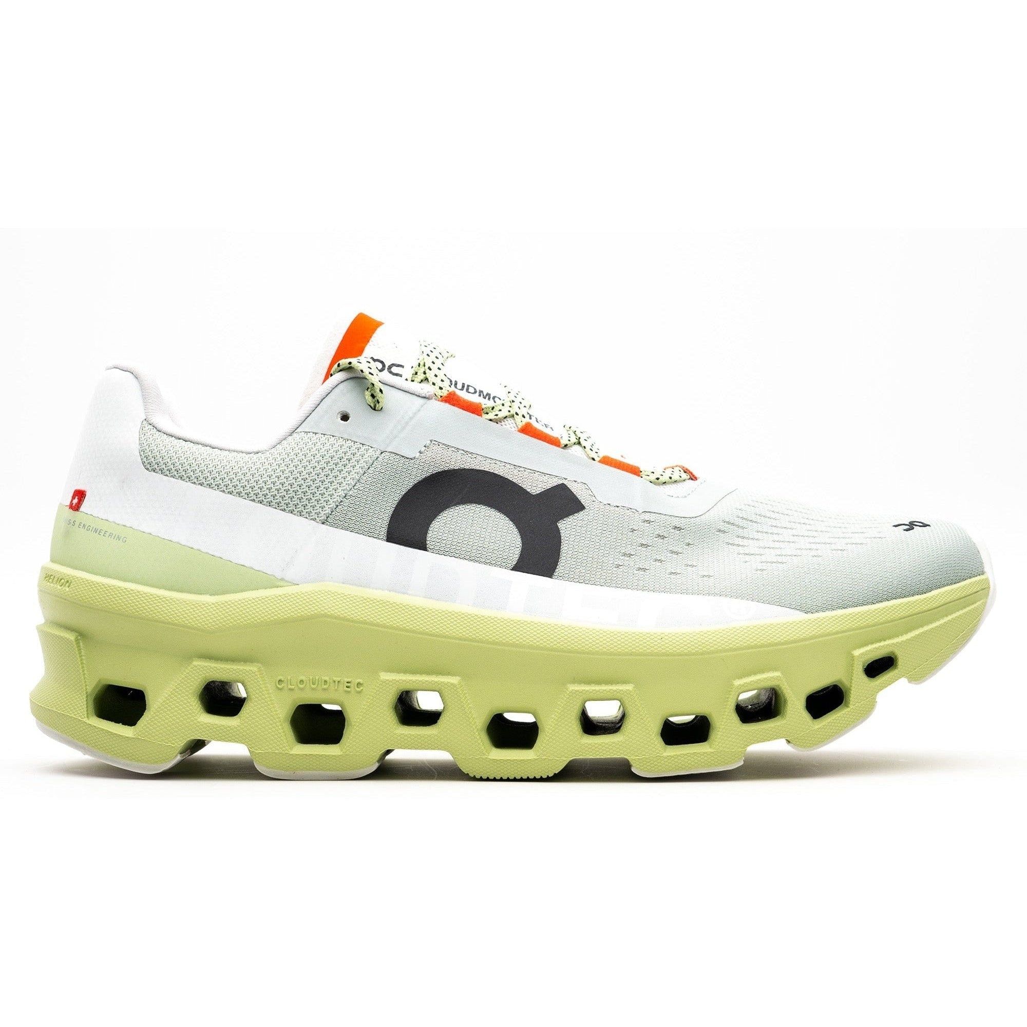 Women's On Cloudmonster, Glacier/Meadow, 5 B Medium