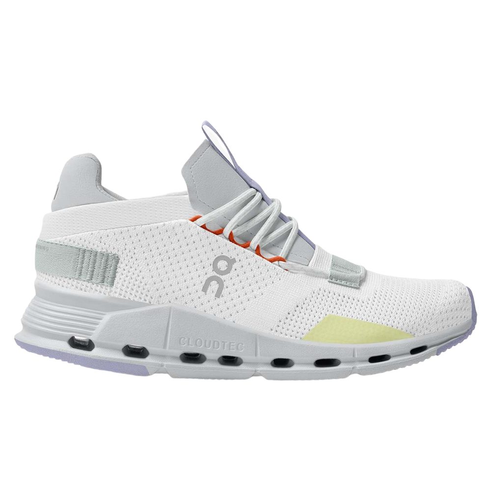 Women's On Cloudnova, White/Mineral, 10.5 B Medium