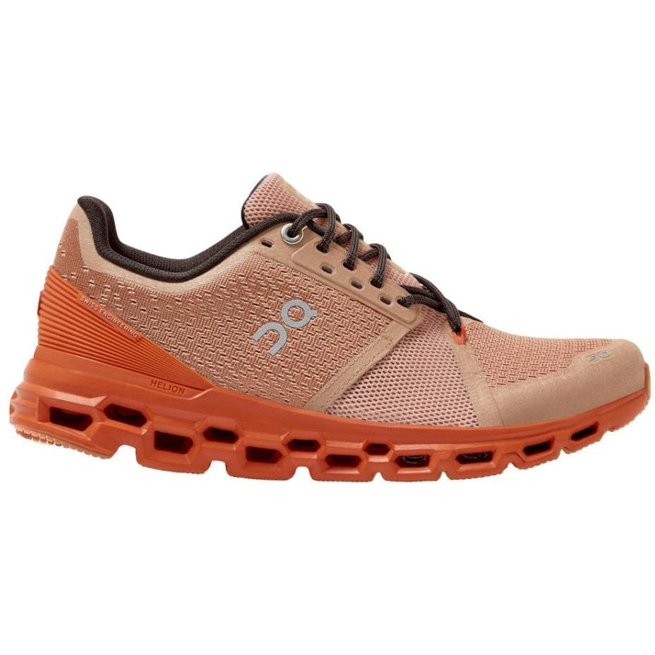 Women's On Cloudstratus, Rosebrown/Flare, 8 B Medium