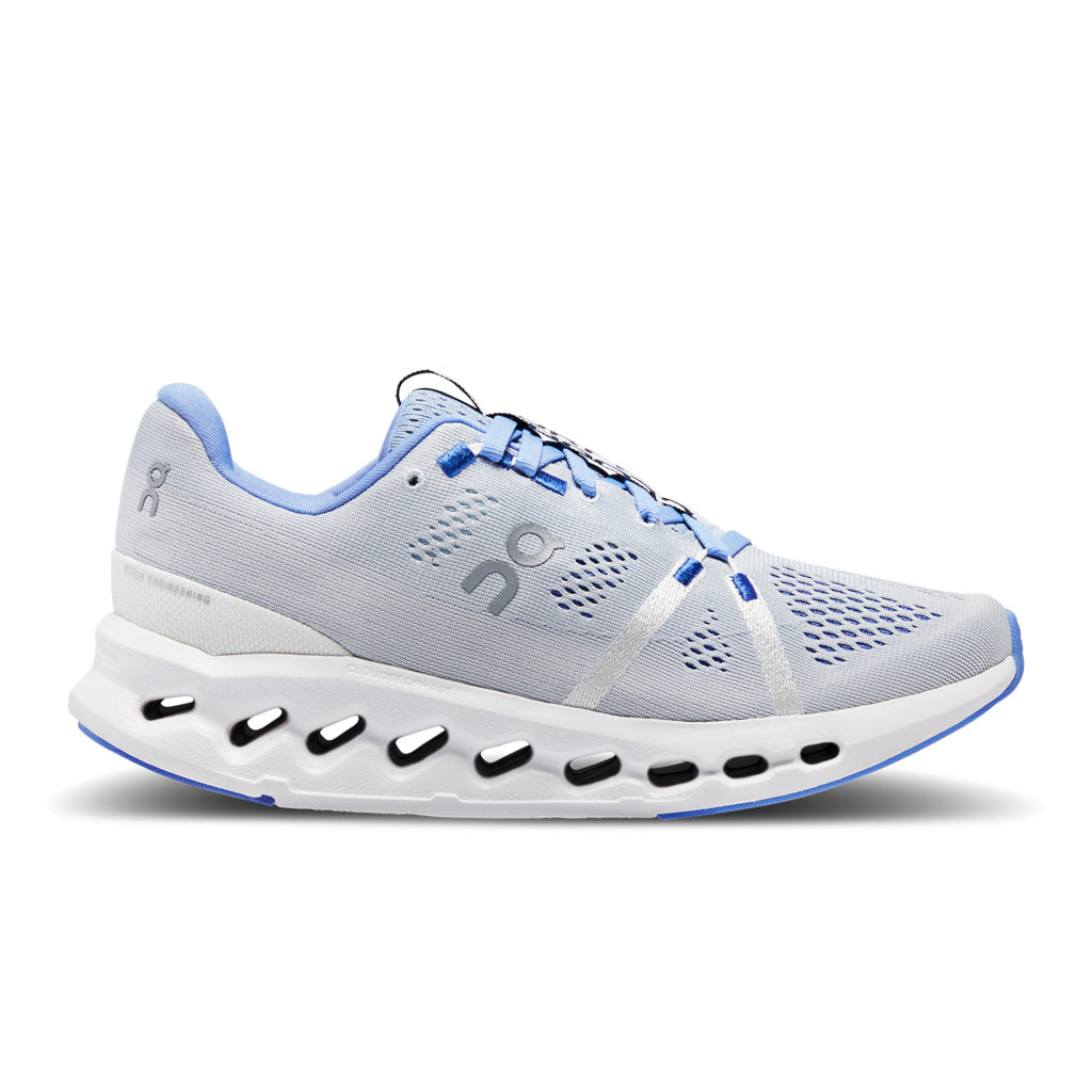 Women's On Cloudsurfer, Heather/White, 10 B Medium