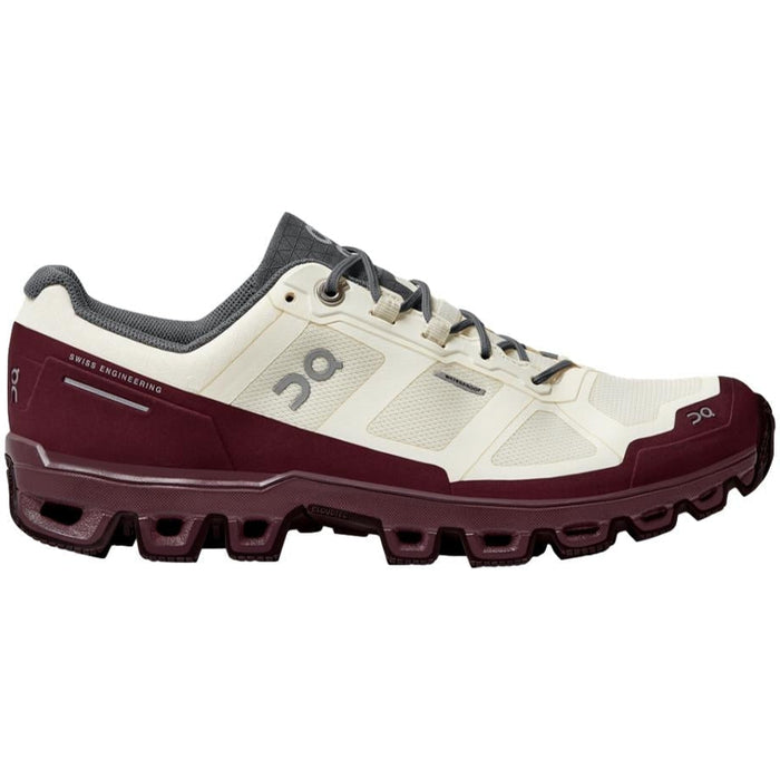 Women's On Cloudventure Waterproof, White/Dawn, 7 B Medium