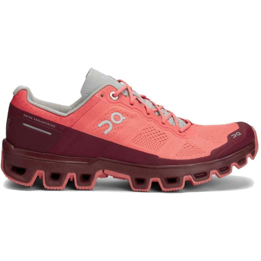Women's On Cloudventure, Coral/Mulberry, 5.5 B Medium