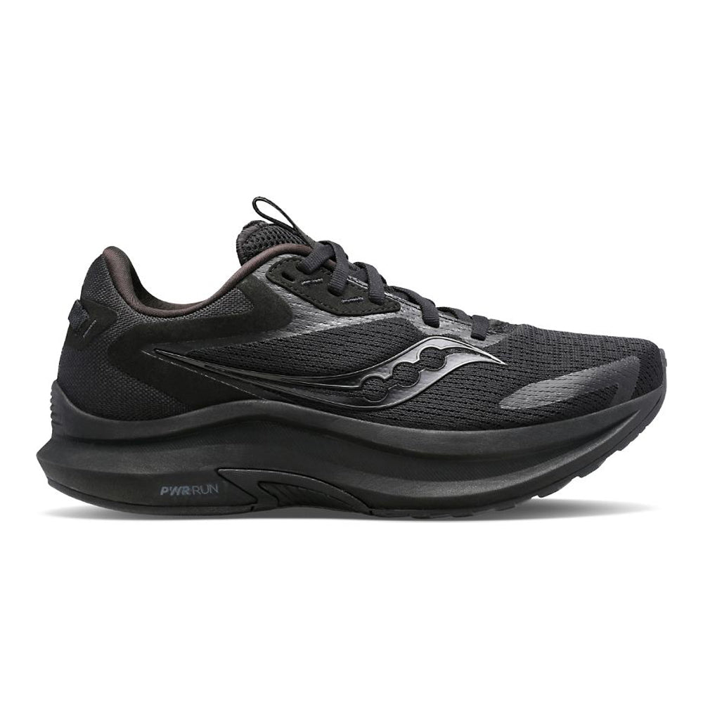 Women's Saucony Axon 2, Triple Black, 9 B Medium